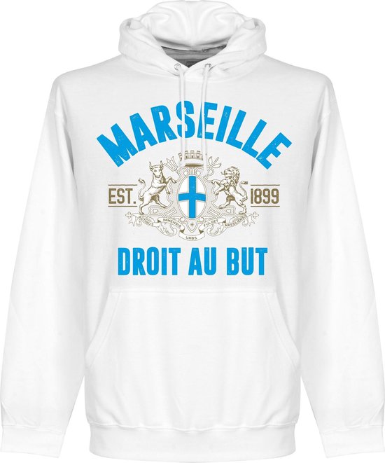 Marseille Established Hooded Sweater - Wit - M