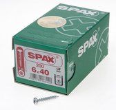 Spax Spaanplaatschroef cilinderkop verzinkt T-Star T30 6.0x40mm (per 200 stuks)