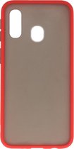 Hardcase Backcover voor Samsung Galaxy A20e Rood