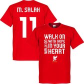 Liverpool Salah Walk On T-Shirt - Rood - XXXL