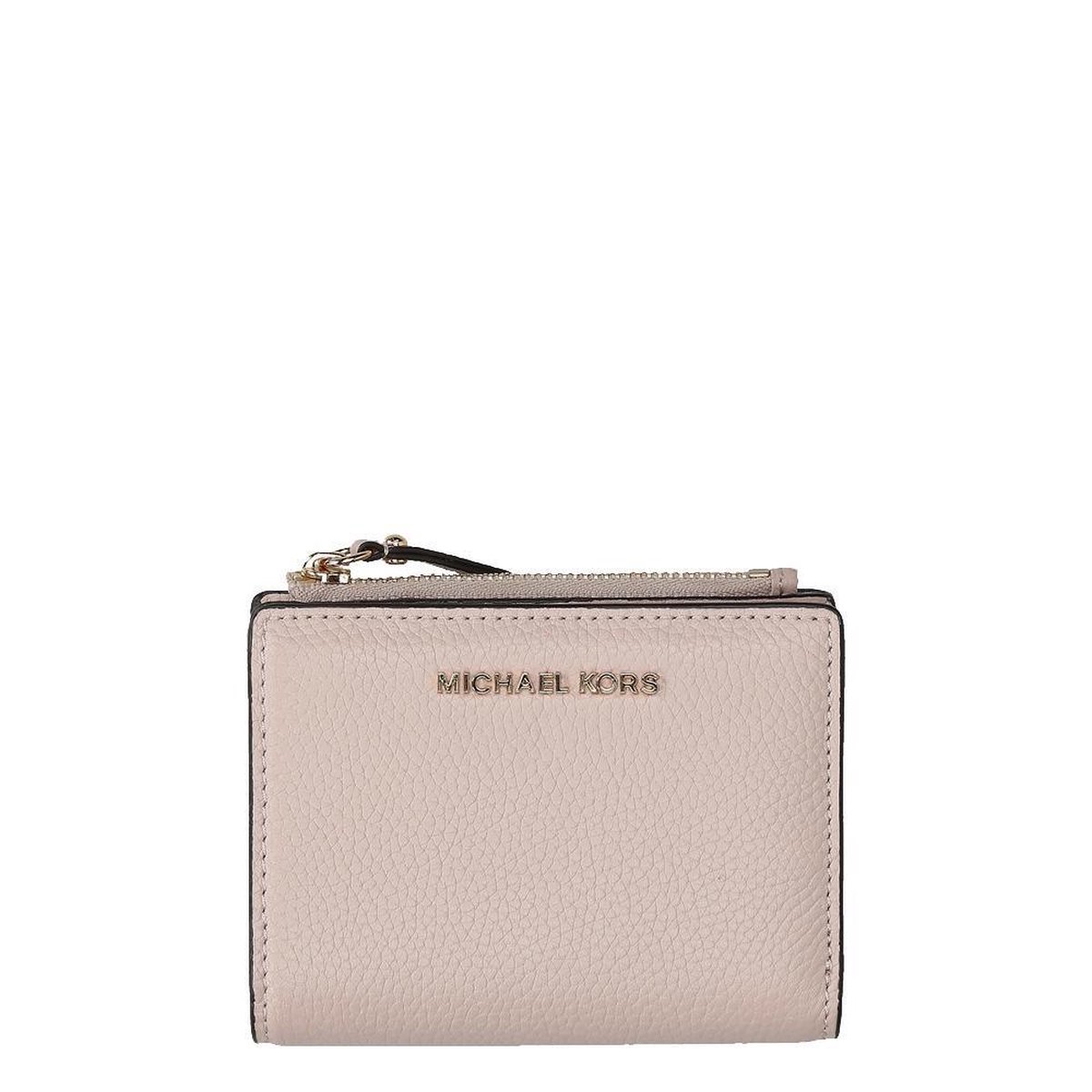 Michael Kors Bi-fold portemonnees Medium Snap Billfold Roze | bol.com