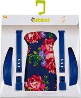 Qibbel stylingset luxe achterzitje - Blossom Roses Blue