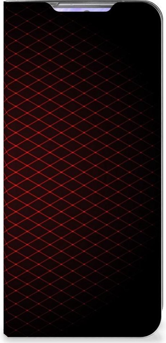 Samsung Galaxy S20 Hoesje met Magneet Geruit Rood