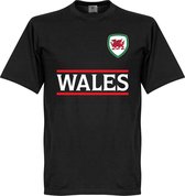 Wales Team T-Shirt - Zwart - XXXXL