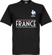 Frankrijk Keeper Team T-Shirt - Zwart - XL