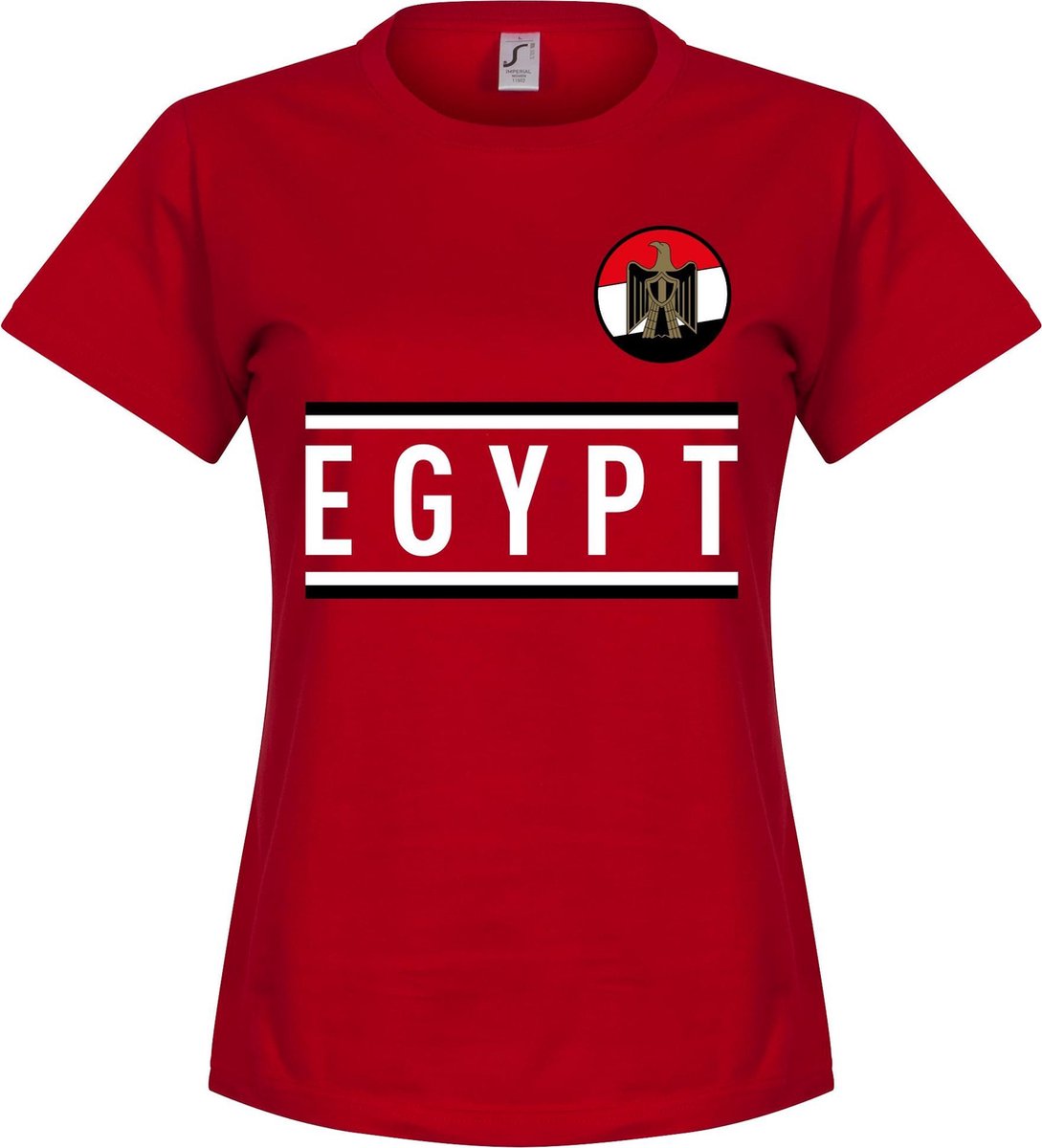 Egypte Dames Team T-Shirt - Rood - XL