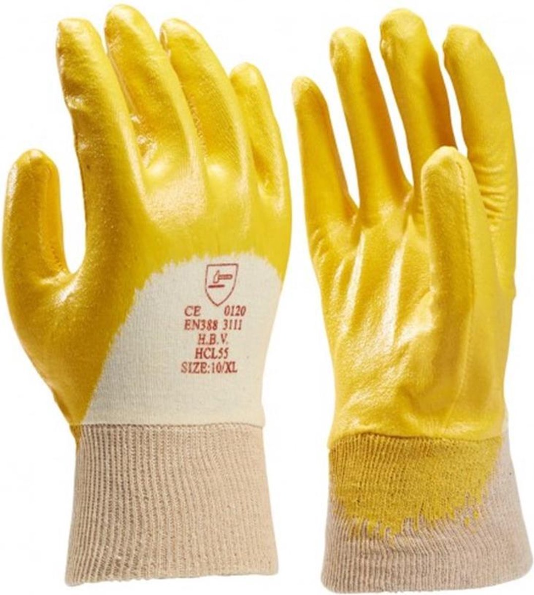 HCL55 NBR Werkhandschoenen HBV - Maat L - Nitril Handschoenen