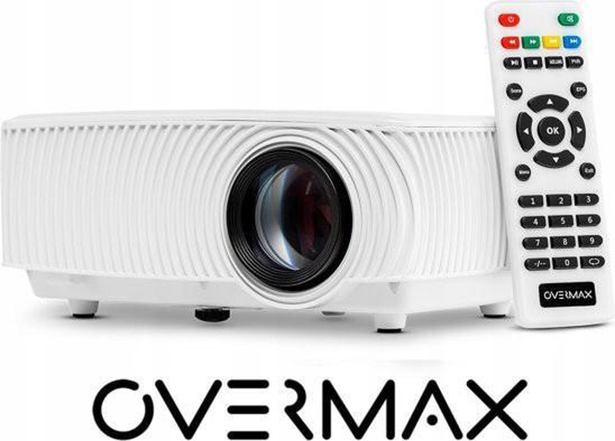 Overmax Multipic 2.4 - Beamer - FULL HD 1920p - WIFI - Ingebouwd YouTube
