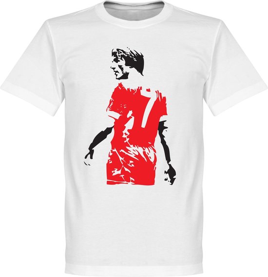 Kenny Dalglish Graffiti T-Shirt - Wit - 5XL