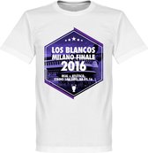 Real Madrid Los Blancos Milano Finale T-Shirt 2016 - M