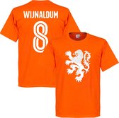 Nederlands Elftal Wijnaldum 8 Lion T-Shirt - XL