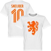 Nederlands Elftal Sneijder 10 Lion T-Shirt - L