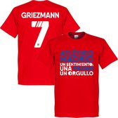 Atletico Madrid Motto Griezmann T-Shirt - L