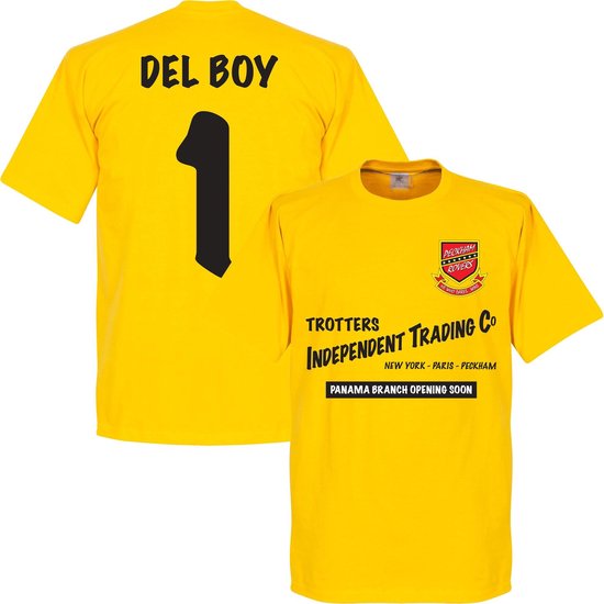 Peckham Rovers Panama Independent Trading T-Shirt + Del Boy 1 - L
