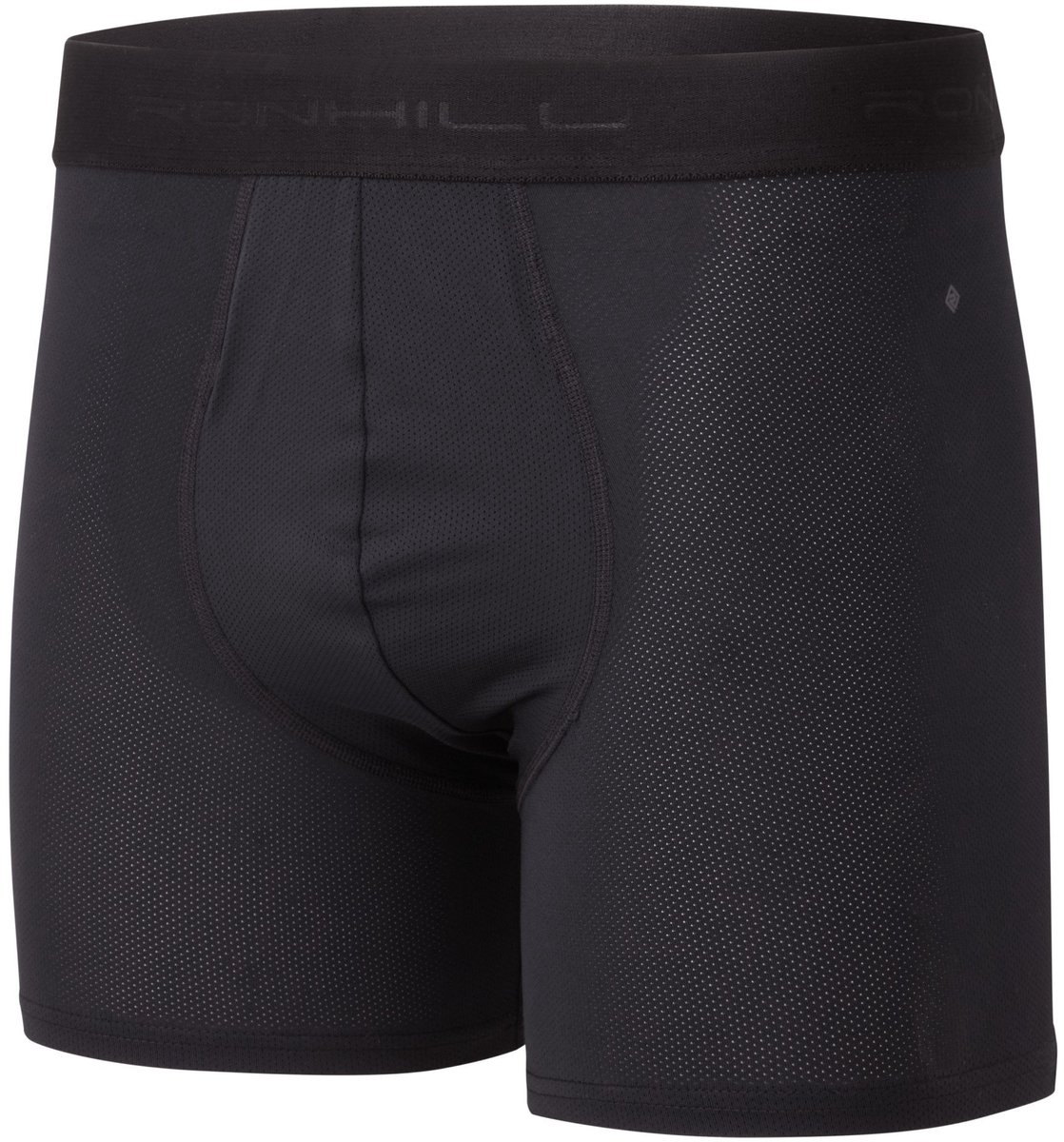 Ron Hill Boxer | Hardlooponderbroek | Brief 4.5 Option | Zwart |