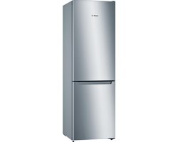 Bosch KGN33NLEB - Serie 2 - Koelkast - Koel-vriescombinatie - Total No Frost - nooit meer ontdooien- Perfect Fit: zet je koelkast strak tegen de wand of in een nis - RVS
