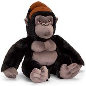 Pluche knuffel Gorilla aap/apen van 30 cm - Dieren knuffelbeesten voor kinderen of decoratie