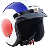 ARMOR AV-48 retro open jethelm scooter helm, motorhelm, XS 53-54 cm hoofdomtrek