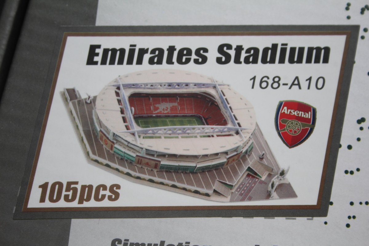 Puzzle 3d arsenal fc emirates stadium – Pièces d'Exceptions