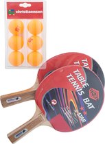 Vitory de Tennis de table - Vitory - 2 pièces + 6 balles fluorescentes