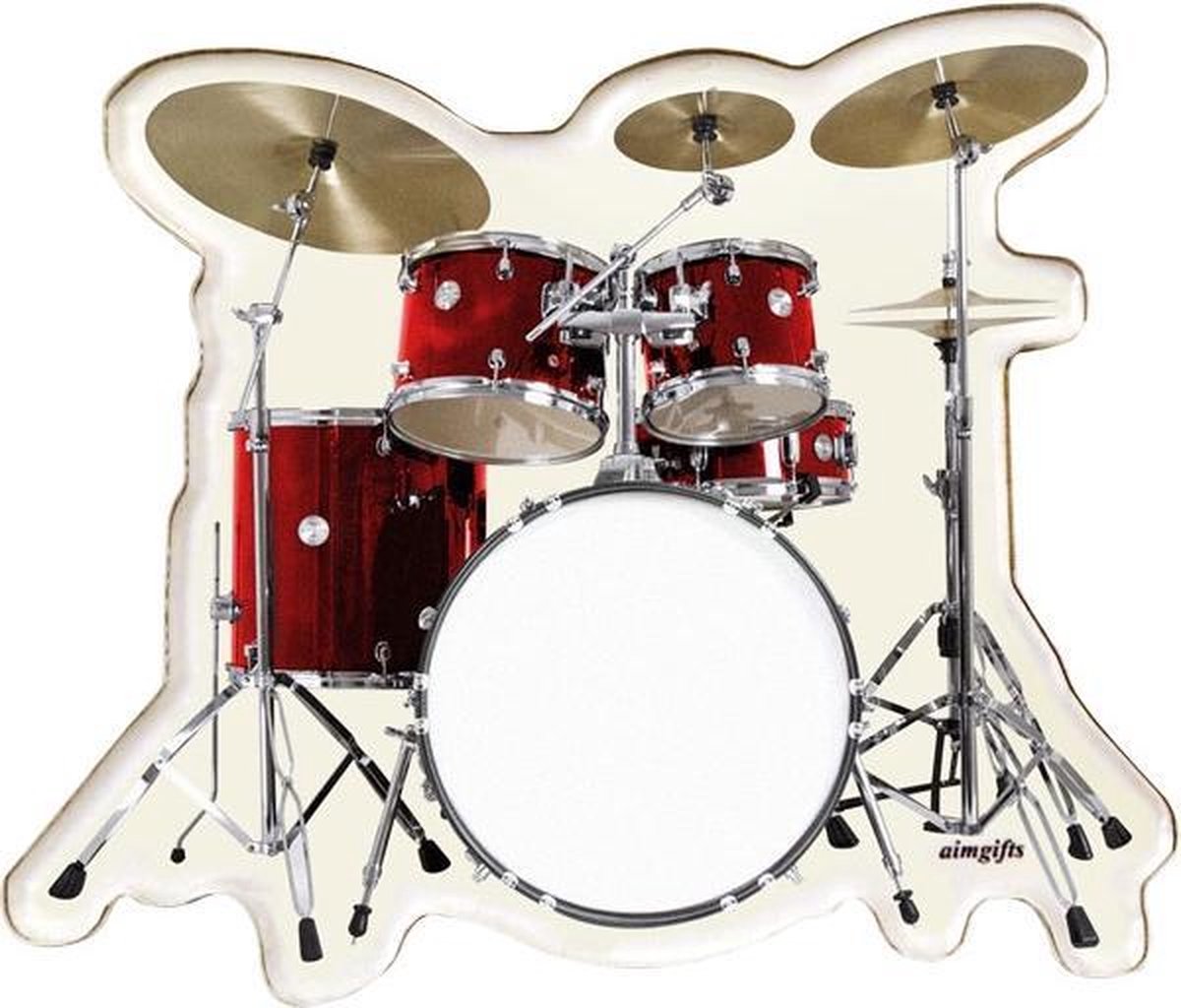 Acryl magneet drumstel 5 cm