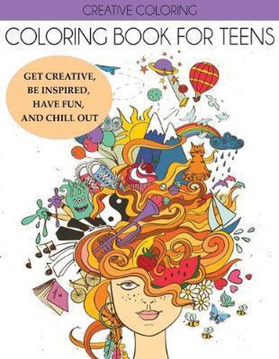 Coloring Book for Teens, Creative Coloring 9781087814162 Boeken