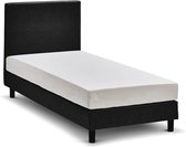 Beter Bed Ambra Complete Boxspring met Silver Pocket Deluxe Foam matras en verstelbaar hoofdbord - 120 x 200 cm - Zwart