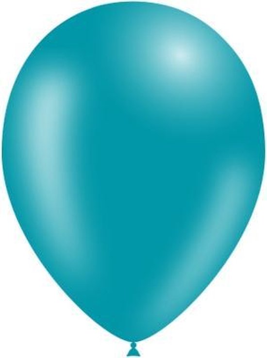 Turquoise Ballonnen 25cm 10 stuks