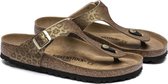 Birkenstock Gizeh Leopard Gold regular BF SMU - Maat 36