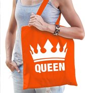 Oranje Queen Koningsdag tasje voor dames -  Koningsdag / Oranje supporter accessoire