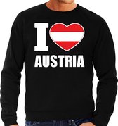 I love Austria sweater / trui zwart voor heren XL