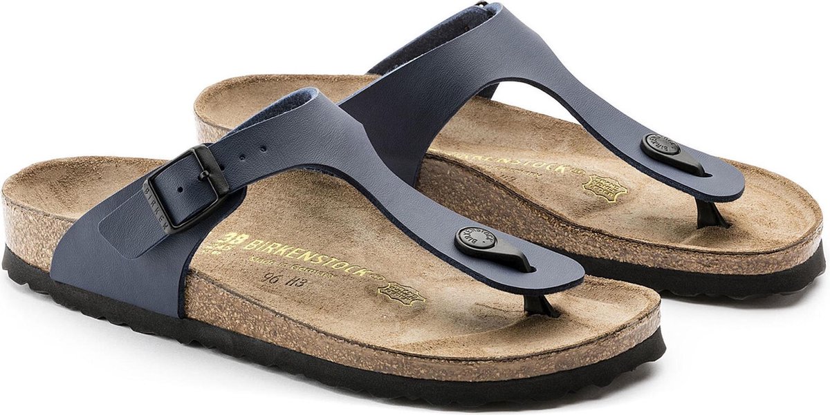 Birkenstock Gizeh Sportieve slippers Dames Blauw