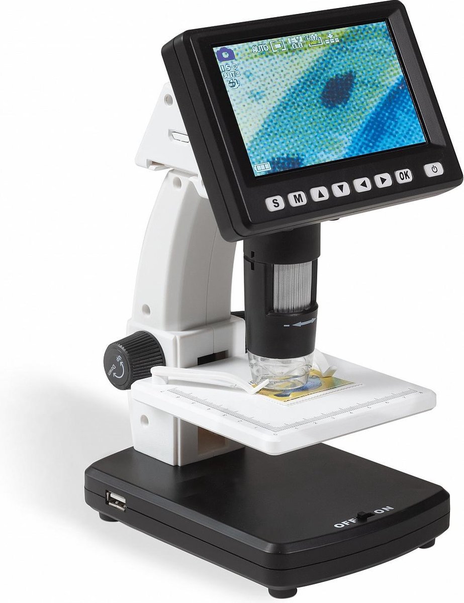 LCD Digitale Microscoop DM 5 met 20-200x vergroting