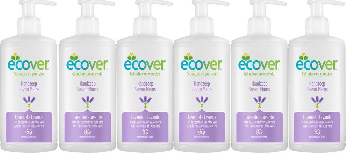 Ecover Handzeep - Lavendel & Aloe Vera - 6 x 250ml - Voordeelverpakking |  bol.com