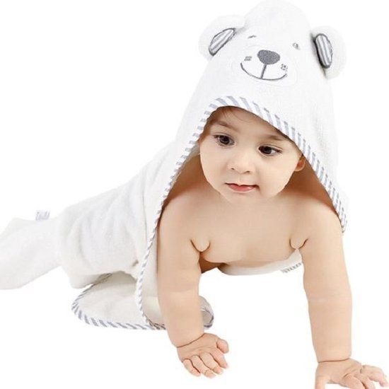 Badcape baby - Baby badjas - Baby handdoek - Baby badcape - Omslagdoek baby  -... | bol.com
