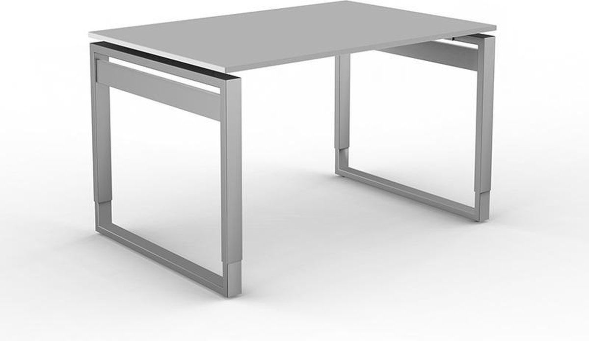 Kerkmann Bureau Workspace 120cm licht grijs hoogte verstelbaar