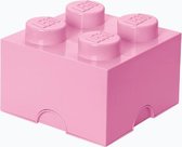 Bol.com LEGO Storage Brick Opbergbox - 6L - Kunststof - Licht Roze aanbieding