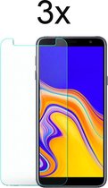 Samsung J4 Plus 2018 Screenprotector - Beschermglas Samsung Galaxy J4 Plus 2018 Screen Protector Glas - 3 stuks