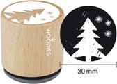 Houten Handstempel Woodies | Christmas Tree - Stempels - Stempels volwassenen - Snelle Levering