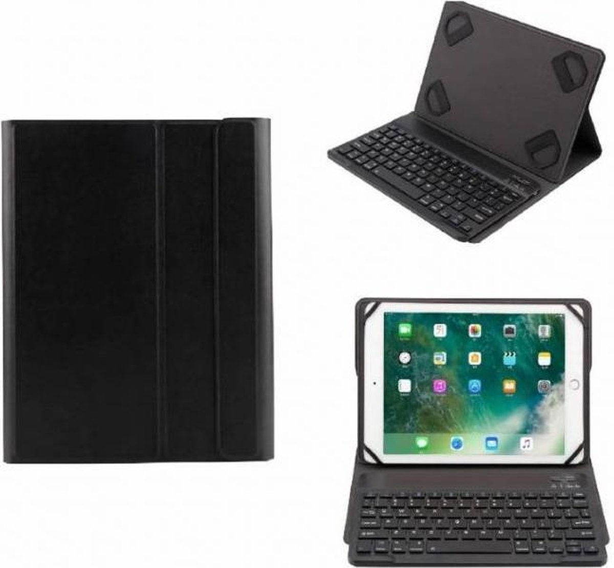 Zwart Magnetically Detachable/Wireless Bluetooth Keyboard hoesje voor Huawei  MediaPad... | bol.com
