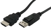 HDMI™ naar DisplayPort 1.2 Kabel 1 Meter - Zwart