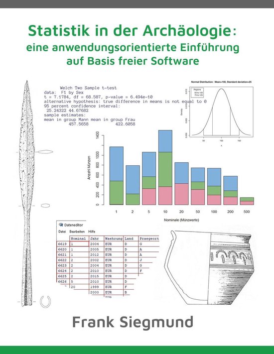 Statistik in der Archäologie: eine anwendungsorientierte Ei ... - cover