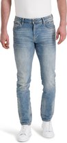 Purewhite - Stan 399 Faded Heren Slim Fit   Jeans  - Blauw - Maat 33