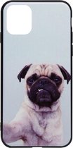 ADEL Siliconen Back Cover Softcase Hoesje voor iPhone 11 - Bulldog Hond