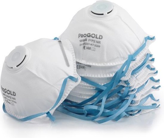 Progold FFP2 Stofmasker - Mondkapje - Met Ventiel - Optimale Bescherming |  bol.com