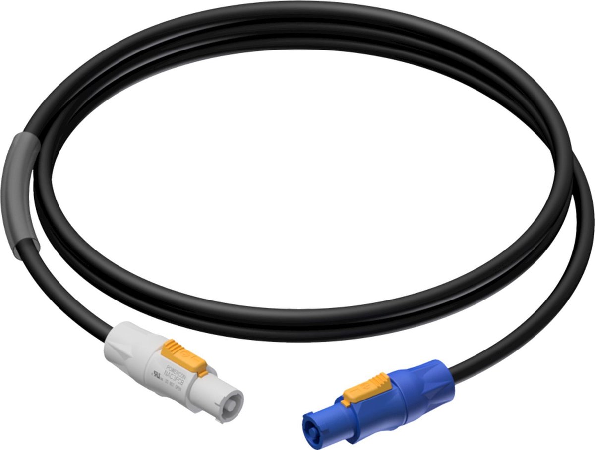 Powercon linkkabel 1,5m