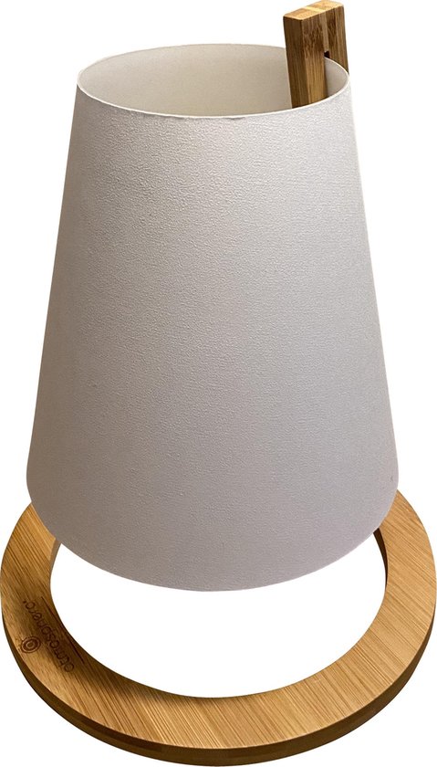 Tafellamp bamboe lamp staand - - 24 cm | bol.com