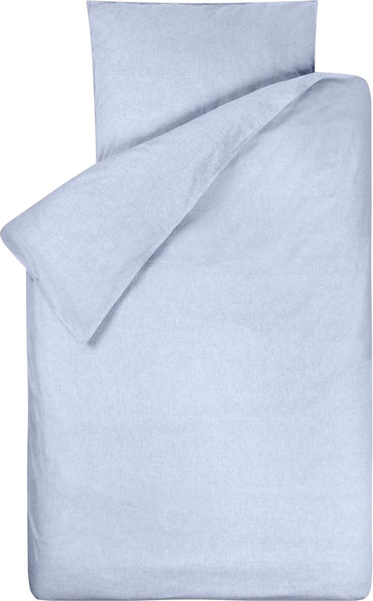 BINK Bedding Dekbedovertrek Bo Blue junior 120x150 cm ( + 1 sloop 60 x 70 cm)