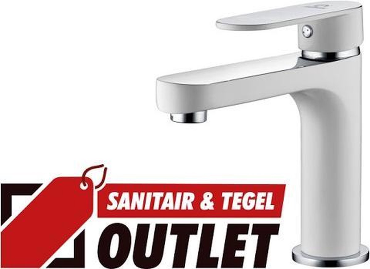 Aloni Verhoogde Wastafelkraan Met Waterbesparing Chroom