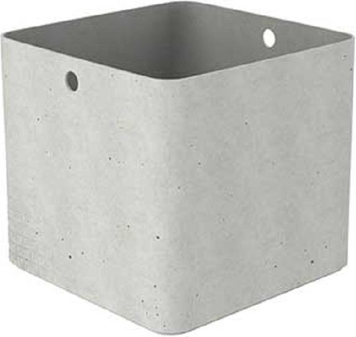 Beton Opbergbox XL - 18 Liter - Vierkant - Kunststof - 28x28xh26cm